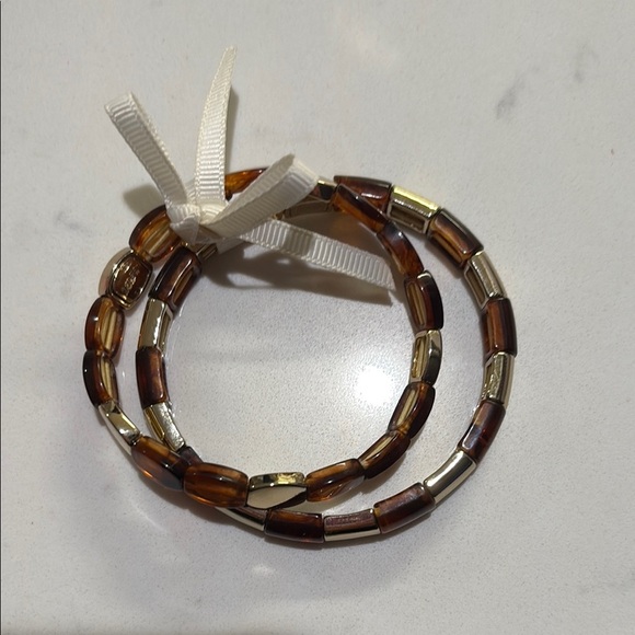 J. Crew Brown and Gold Vintage-Inspired Bracelet - Picture 2 of 4